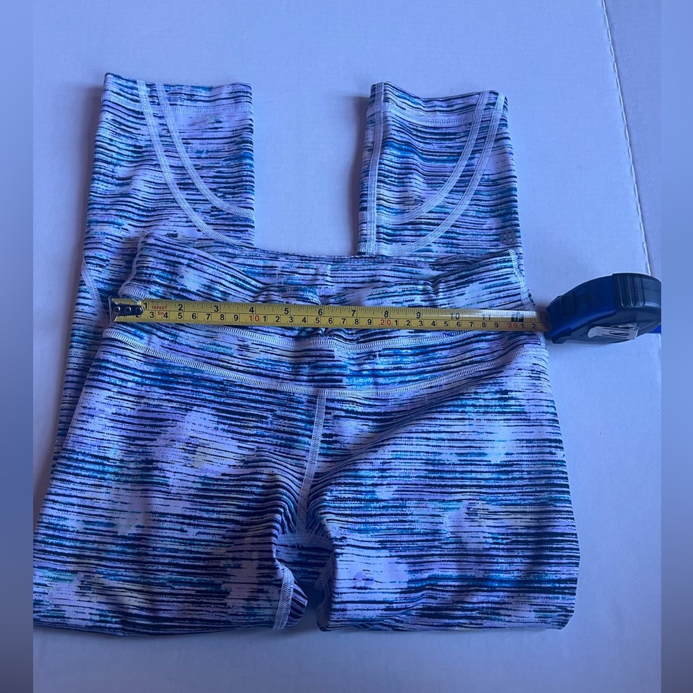 Lululemon Athletica Multicolor Striped Leggings